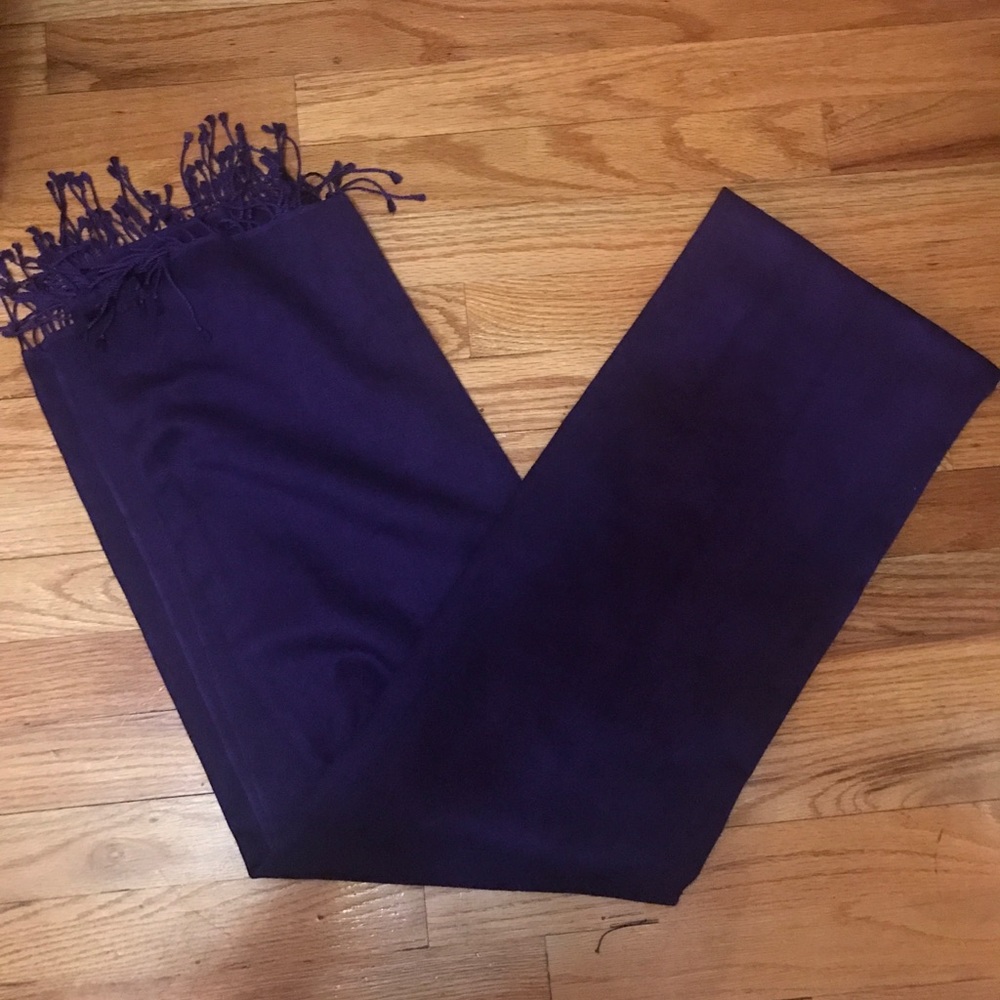 Purple scarf